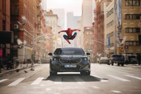 BMW bringt moderne Mobilität in den Sony-Pictures-Film „Spider-Man™: Brand New Day“.